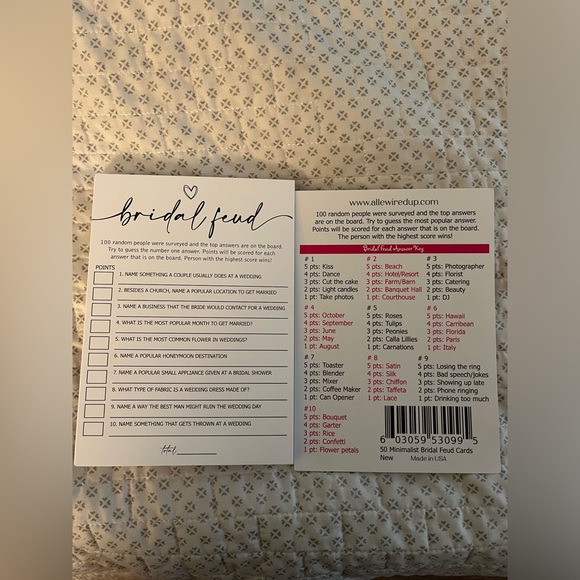 Bridal Shower Party Games - Picture 6 of 11